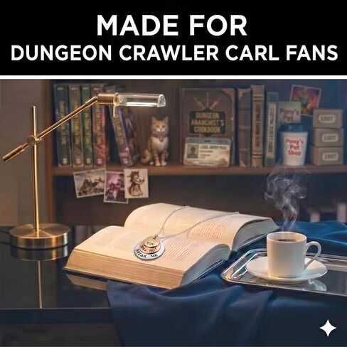 AICase for Dungeon Crawler Carl Merch Inspired Necklace, Jewelry Gifts Outfits Shirt Tshirt Shirts Accessories Stuff Merchandise for Fans Women Men Birthday Book Lovers Mothers Day in Saudi Arabia