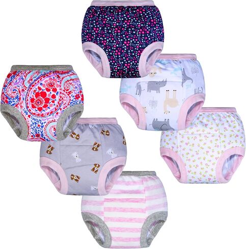 BIG ELEPHANT Baby Girls' Padded Potty Training Pants Underwear 6 Pack, 12-24 Months in Saudi Arabia