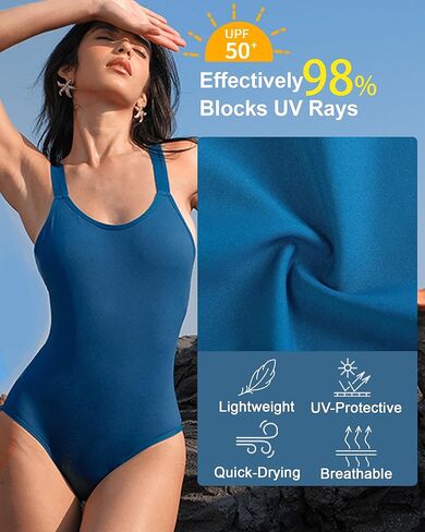 Battewa Period Swimwear One Piece Leakproof Swimsuit V-Neck Menstrual Tummy Control Bathing Suit for Teens Girls Women in Saudi Arabia