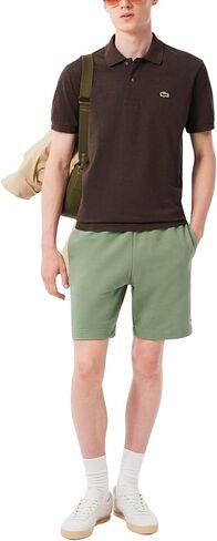 Lacoste Men's Regular Fit French Terry Fleece Shorts in Kuwait