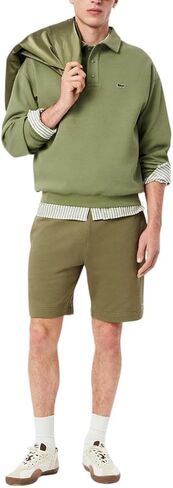 Lacoste Men's Regular Fit French Terry Fleece Shorts in Kuwait