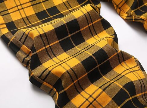 NOVOCCT Men's Stretch Slim Fit Plaid Pants, Casual Skinny Dress Pants for Office Work & Daily Wear in Saudi Arabia