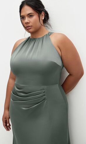 City Chic Plus Size Dress - Celina Halter Maxi in Kuwait