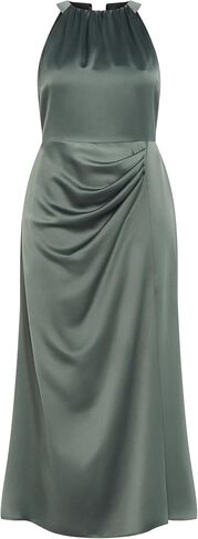 City Chic Plus Size Dress - Celina Halter Maxi in Kuwait
