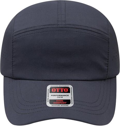 OTTO Cap 5 Panel Running Hat w/Elastic Soft Visor | Bulk Packs in Kuwait