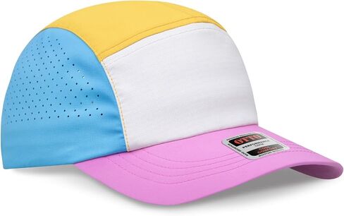OTTO Cap 5 Panel Running Hat w/Elastic Soft Visor | Bulk Packs in Saudi Arabia