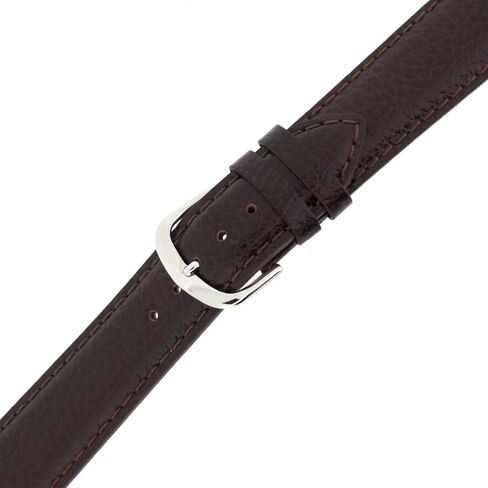 Tech Swiss LEA1434-20SS Watch Band Genuine Leather Calfskin Brown 20 millimeters in Saudi Arabia