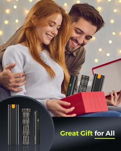 Mini Electric Screwdriver Set, SOONAN 120 in 1 Small Portable Cordless Power Screwdriver Set with 100 Precision Bits & LED Light & 20-bit Tool Set Handy Repair Tool for Phone Watch Camera Laptop in Kuwait