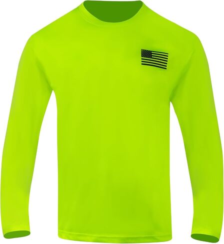 FONIRRA 3 Pack High Visibility Short Long Sleeve Work Shirt, Safety Yellow Orange in Saudi Arabia