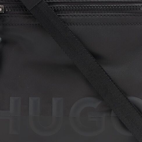 HUGO, Shade Logo Mini Crossbody Bag, black gloss, PCE. in Kuwait