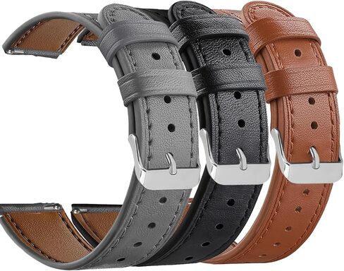 FitTurn متوافق مع FITVII H56 HM57 HM78، RUIMEN D1 H1، TOOBUR IDW16، KEEPONFIT IDW21، TOZO S5 أحزمة تعقب اللياقة البدنية الجلدية سريعة الإصدار لتتبع اللياقة البدنية FITVII H56 in Kuwait