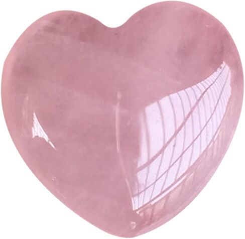 Rose Quartz Heart Palm Stone Crystal Healing Gemstone for Home Decor Meditation and Energy Balancing in Kuwait