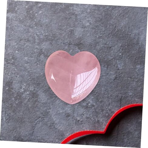 Rose Quartz Heart Palm Stone Crystal Healing Gemstone for Home Decor Meditation and Energy Balancing in Kuwait