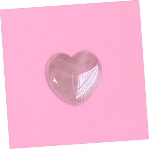 Rose Quartz Heart Palm Stone Crystal Healing Gemstone for Home Decor Meditation and Energy Balancing in Kuwait
