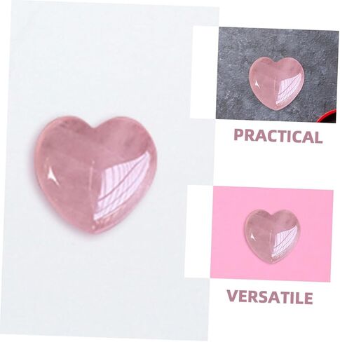 Rose Quartz Heart Palm Stone Crystal Healing Gemstone for Home Decor Meditation and Energy Balancing in Kuwait