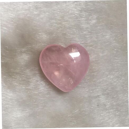 Rose Quartz Heart Palm Stone Crystal Healing Gemstone for Home Decor Meditation and Energy Balancing in Kuwait