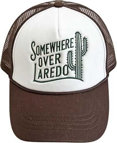 Embroidered Trucker Hat - Unisex Mesh Back Baseball Cap,Adjustable Snapback Sun Hat for Men Women in Kuwait