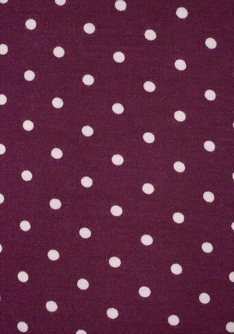 LASCANA Women’s Polka Dot Print Dress – Stylish Bordeaux Midi Dress in Kuwait