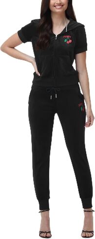 Juicy Couture Women's Rib Waist Cherry Jogger in Kuwait
