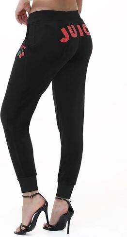 Juicy Couture Women's Rib Waist Cherry Jogger in Kuwait