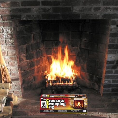 Creosote Sweeping Log for Fireplaces in Kuwait