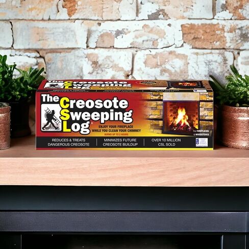 Creosote Sweeping Log for Fireplaces in Kuwait