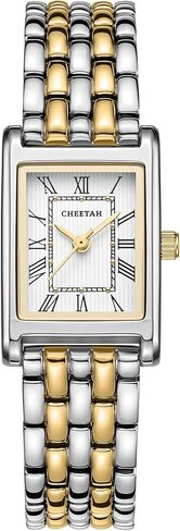 CHEETAH Watches for Women with Small Vintage Bracelet,Rectangular Case Roman Dial,Water Resistant in Saudi Arabia