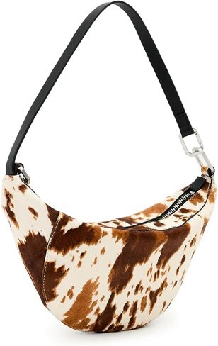 AllSaints Luna Micro Cow Bag Cow Print One Size in Kuwait