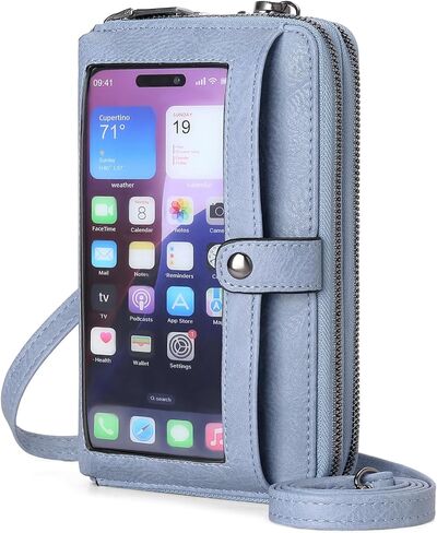 FALAN MULE Small Crossbody Bags for Women, Vegan Leather Cell Phone Purse, Mini Travel Purse with Adjustable Strap in Saudi Arabia
