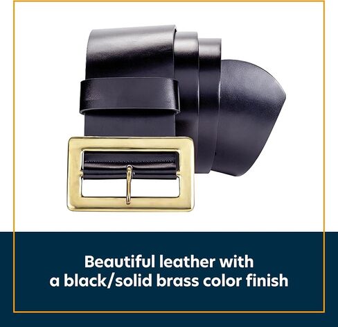 Black, Santa Belt with 3-1/2" Polished Solid Brass Buckle, Genuine Leather, Santa Belts for Men in Saudi Arabia