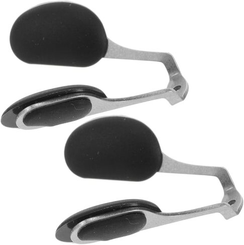 SHERCHPRY U-Shaped Nose Bridge Pads Replacement for Sunglasses with Screw-in Soft Silicone Non-Slip Nose Pads Eyeglass Repair Kit 2 Sets in Kuwait