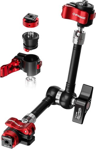 IFOOTAGE Magic Arm Clamp MA3-4, 7 Inches Adjustable Friction Power Articulating Magic Arm with 1/4" and 3/8" Thread Screw for DSLR Camera Rig/LCD Monitor/LED Lights in Saudi Arabia