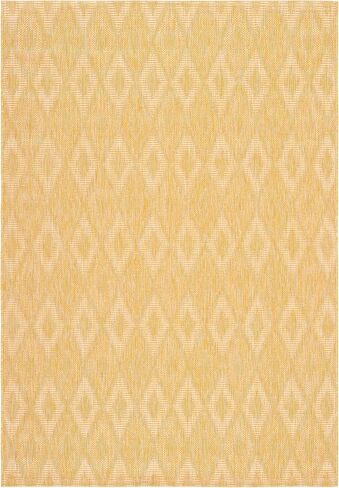 SAFAVIEH Courtyard Collection 6'7" x 9'6" Gold CY8522 Indoor/ Outside Waterproof Easy cleansingPatio Backyard Mudroom Area Mat in Kuwait