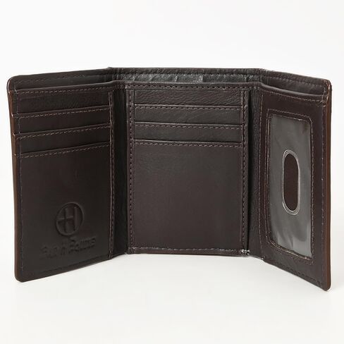 Western Hand Carved Genuine Leather Rodeo Trifold Wallet For Men Women | Handmade Wallets Cowboy Casual Tooled in Saudi Arabia