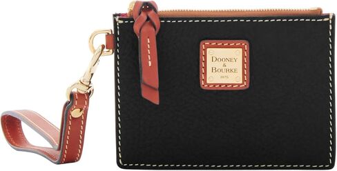 حقيبة يد Dooney & Bourke، حافظة بطاقات بسحاب علوي من Pebble Grain in Kuwait