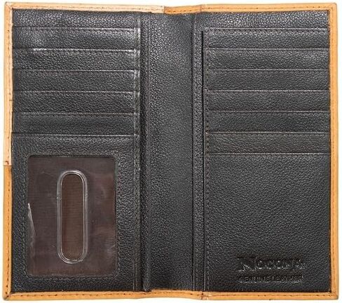 Nocona Belt Co. Men's Feather Concho Calf Hair Leather Rodeo Wallet in Kuwait