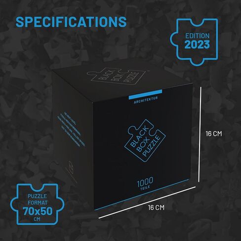 ألعاب Misu Black Box Puzzle بدون قالب ، ألغاز بانوراما للبالغين 1000 قطعة ، بارد بارد للألواح. in Kuwait