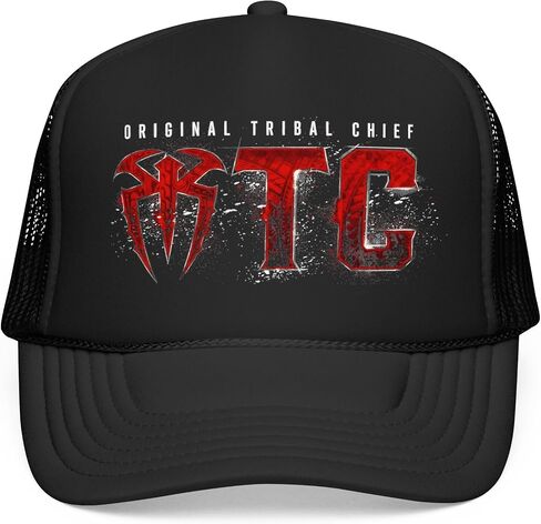 Roman Reigns OTC Foam Trucker Hat Pro Wrestling Original Tribal Chief Hat in Kuwait