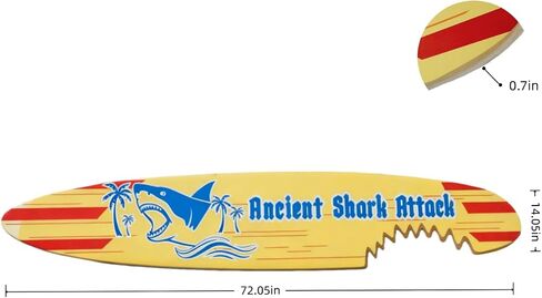 Large Surfboard Art Wall Decor, 6FT Art Surfboard Wall Hanging, Wooden Beach Wall decorationIndoor and Outdoor Surfing Decorative Boards in Saudi Arabia