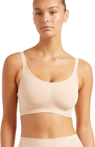 Boody - Full Bust Wireless Bra - Seamless Bra - Adjustable Straps - Medium Support - Bamboo Viscose -Perfect for Up to F Cups in Saudi Arabia