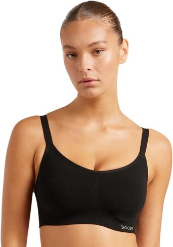 Boody - Full Bust Wireless Bra - Seamless Bra - Adjustable Straps - Medium Support - Bamboo Viscose -Perfect for Up to F Cups in Saudi Arabia