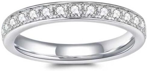 Ladies Ring-Moissanite Diamond Ring with Star Ring Design-with Certificate,925 Sterling Silver,D Color and VVS1 Clarity Grade,Plasma Cutting Craftsmanship,Suitable for Parties/Travel/Weddings/Birthday in Saudi Arabia