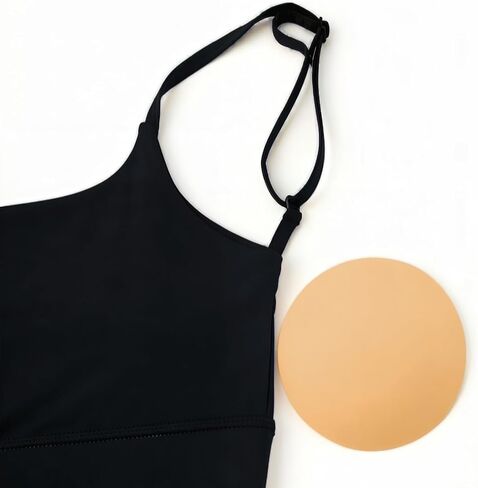 Women's Scoop Neck Sports Bra, Adjustable Thin Spaghetti Straps Padded Support Workout Tank Top for Yoga Gym in Kuwait