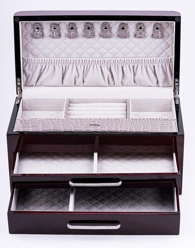 Vintage Jewelry Box Anti Tarnish Protection + Lacquer Finish in Saudi Arabia