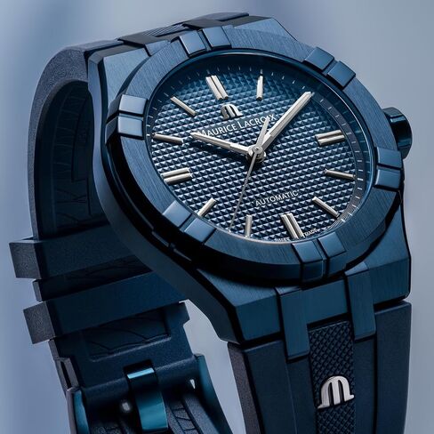 Maurice Lacroix Aikon Automatic Blue Pvd Limited Edition Watch | 39mm | AI6007-PVC00-430-4 in Kuwait