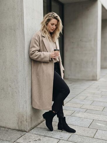 Booties for Women Low Heel Ankle Dress Boots | Comfortable All Day Wear,Square Toe with Zipper,Suede Boots,Work Formal Office,Fall Winter Daily Outfit in Saudi Arabia