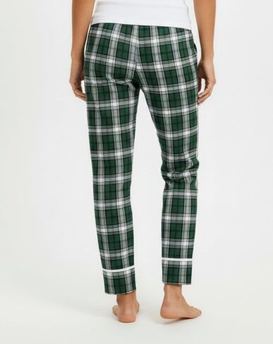 boxercraft Green White Plaid Youth Wide Cuff Flannel Pant-Yl in Saudi Arabia