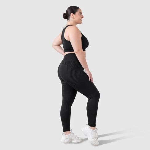 Ionix Labs Sculpt 3D – Lift & Smooth Leggings (2-Pack Black,L) in Saudi Arabia