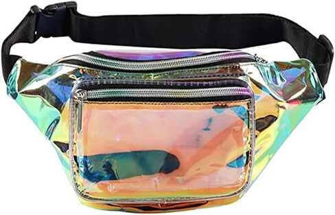 Ulalaza Women Transparent Shoulder Crossbody Bag Designer Fashion Handbag Purse Shoulder Strap Zipper in Kuwait