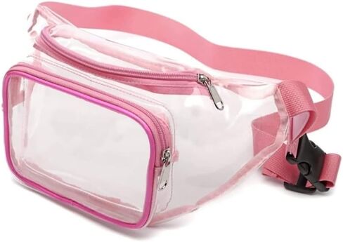 Ulalaza Women Transparent Shoulder Crossbody Bag Designer Fashion Handbag Purse Shoulder Strap Zipper in Kuwait